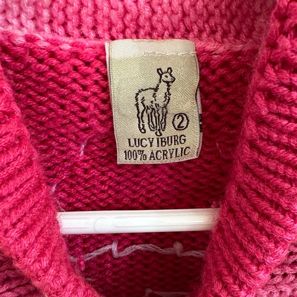 Colorful Kids' Knit Hoodie - Picture 2 of 3